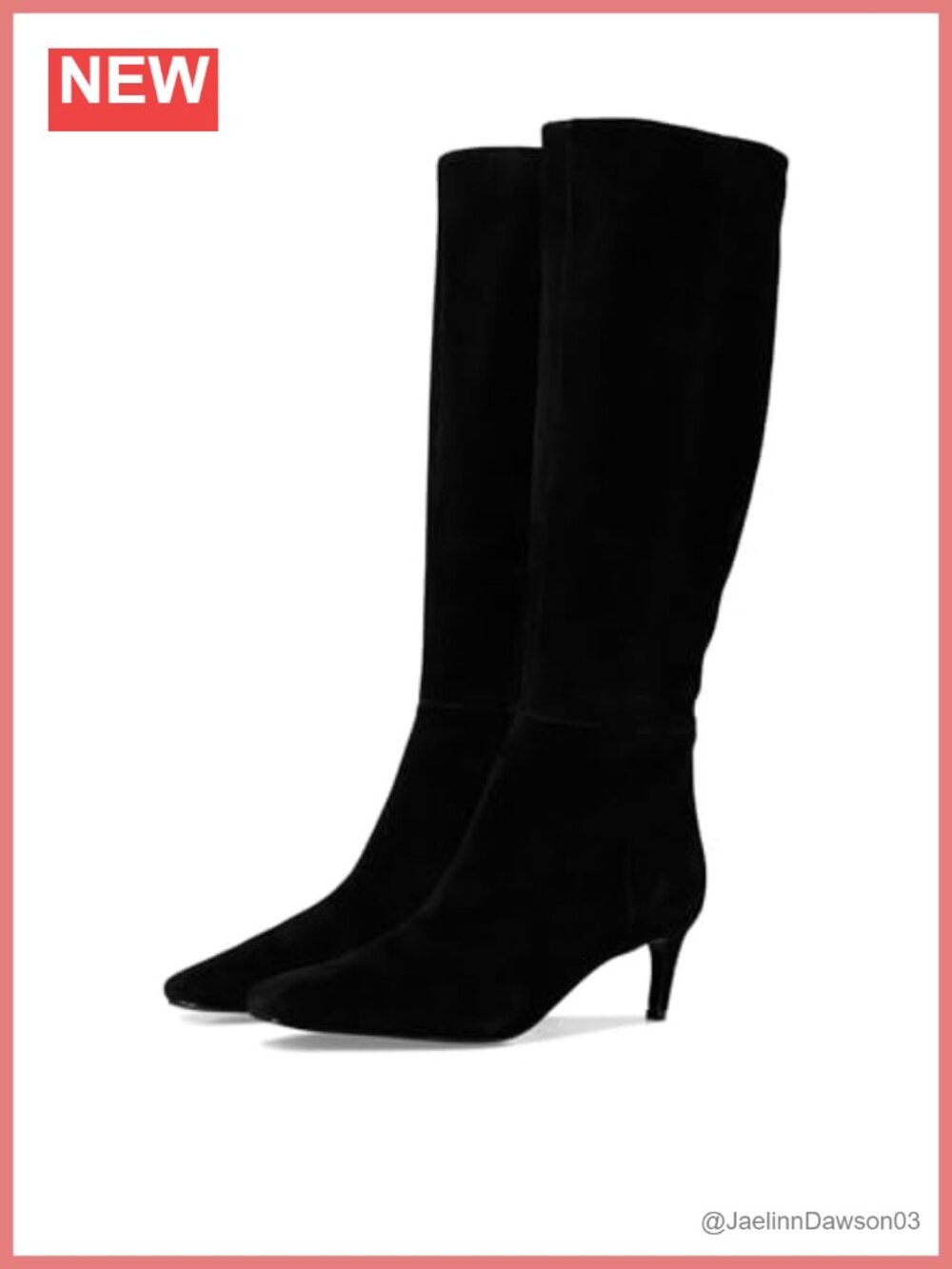 Nine West Knee-High Suede Dress Boots